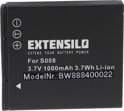 Produktbild von EXTENSILO Akku kompatibel mit Leica C-Lux 2 Kamera (1000 mAh, 3,7 V, Li-Ion)