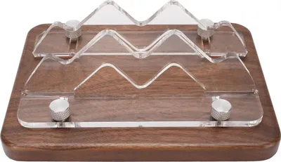 Produktbild von Vertikaler Desktop-Computer-Host-Halter aus Holz mit verstellbarem Steckplatz für M4 M3 M2 M1