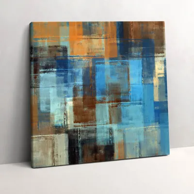 Produktbild von Abstract colorful painting background – Leinwandbild Wandbild – 60x60 cm – Leinwandbilder – Wandbilder – Schlafzimmer – Flur