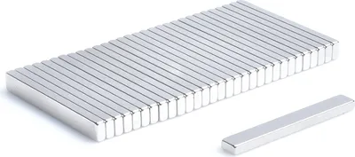 Produktbild von Neodym Magnete 30 x 4 x 2mm N38 Quader Case - 10 Stück, Extrem stark, Magnettafeln, Kühlschränke, Whiteboards, DIY