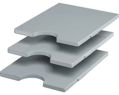 Produktbild von Sortierstation Styrorac Tablare grau VE=3 Stück