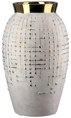 Immagine prodotto di Gilde Vase, bauchig, "Madrid", Keramik, beige, VE 2, H. 25 cm, D. 14 cm 58190