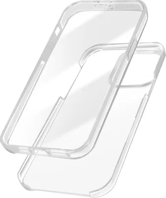 Produktbild von Avizar, Rundumhülle weich vorn hart hinten für iPhone 14 Pro Max, Transparent