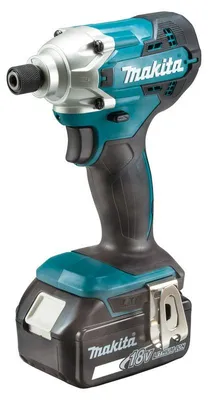 Zdjęcie produktu dla Makita DTD 156 RTJ akumulatorowy klucz udarowy 18V 155Nm + 2x akumulator 5.0Ah + ładowarka + Makpac