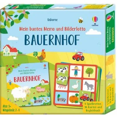 Image de Mon mémo coloré et mon jeu de cartes illustrées : la ferme