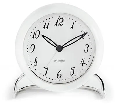 Produktbild von Rosendahl Uhr Tischuhr 43670 weiß Wecker