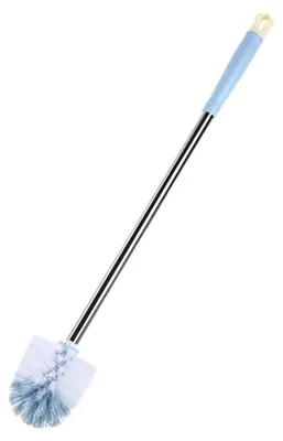 Produktbild von Toiletten-Reinigungsbürste, Edelstahl, langer Griff, Sanitärschüssel, Badezimmerwäscher für den Haushalt