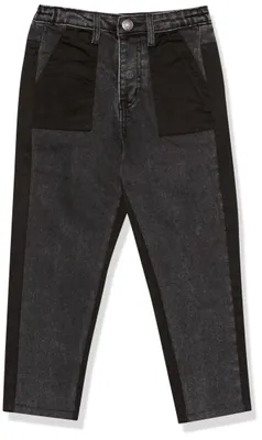 Image de Pantalon décontracté en denim pour garçon Desigual, modèle Amery, couleur noire, taille S