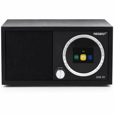 Productafbeelding van Ferguson Regent DAB151: Draadloos DAB+ radio met FM, Bluetooth, oplaadbare batterij, kleuren display, wekker en slaaptimer