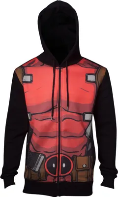 Produktbild von Deadpool Kapuzenjacke - Sublimated (schwarz) XXL