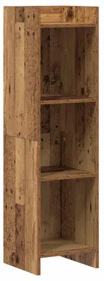 Zdjęcie produktu dla Regał na książki vidaXL z drewna postarzanego, 30 x 30 x 111 cm, materiał drewnopochodny