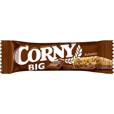 Obrázok produktu pre Corny Big Chocolate extra veľká müsli tyčinka s mliečnou čokoládou 50g