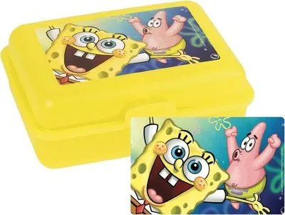 Produktbild von Kinderlunchbox Sponge Bob aus PP 17x13x7cm