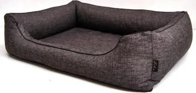 Produktbild von Lebon Hundebett Lino - Grau - 100x75cm
