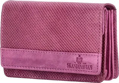 Produktbild von The Skandinavian Brand Damen Leder Geldbörse Quer - Purple : Purple Farbe vom Hersteller: Purple