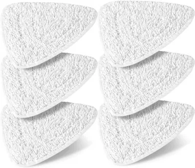 Produktbild von Ersatzbezüge für Vileda Steam Dampfreiniger Reinigungstücher (6-tlg., Ersatzbezug Spray Mop Reinigungstuch (6-tlg)