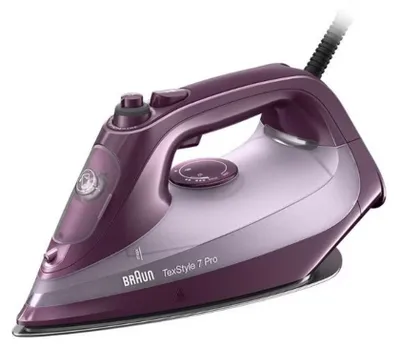 Immagine prodotto di Braun, ferro da stiro a vapore TexStyle 7 Pro, modello SI 7181, colore viola