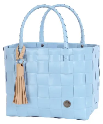 Produktbild von Handed By Shopper Paris Mini Faded Blue mit Quaste in Pale Grey