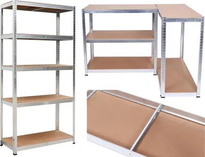Obrázek produktu pro Skladovací regál Conor 875 Kg 180 X 90 X 30 cm