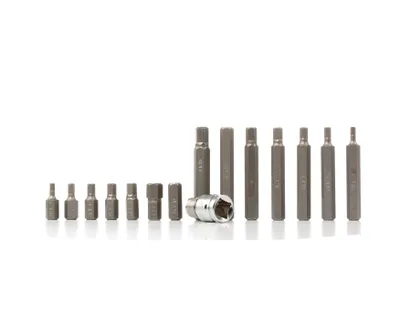 Produktbild von VOREL Set Schraubendreher-Einsatz (Bits) 66720 Chrom-Vanadium-Stahl