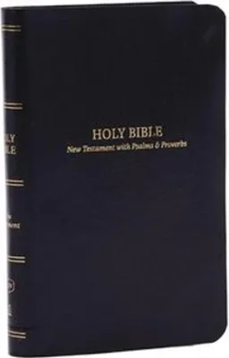 Produktbild von KJV Holy Bible: Pocket New Testament with Psalms and Proverbs, Black Leatherflex, Red Letter, Comfort Print: King James Version