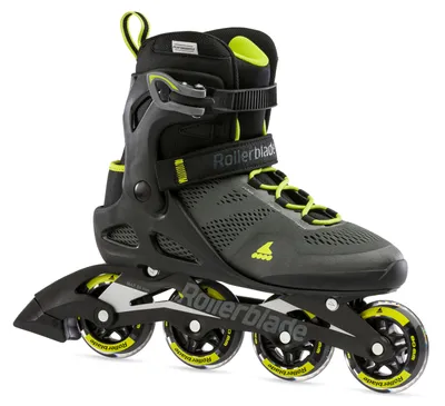 Produktbild von Rollerblade Macroblade 80, 24 - 31.5, Erwachsene, Männlich, Schwarz, Limette, Einfarbig, Hoher Stiefel