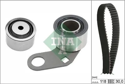 Produktbild von INA 530 0732 10 Zahnriemensatz für LAND ROVER Defender SUV (L316)