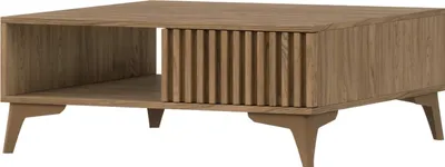 Obrázek produktu pro Konferenční stolek se zásuvkou ENTSIAN 80x80cm, dub artisan