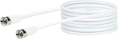 Zdjęcie produktu dla Schwaiger KVC250 052, 5 m, F, F, Biały