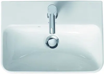 Produktbild von Handwaschbecken ME by Starck m ÜL m HLB 450x320mm 1 Hahnloch weiß weiß