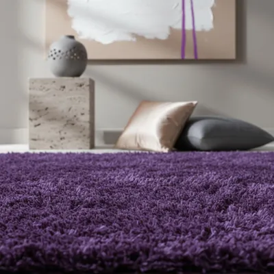 Produktbild von Shaggy Hochflorteppich extra flauschig – 50 mm Florhöhe, Handwäsche-geeignet, schadstoff für Schlaf- & Kinderzimmer