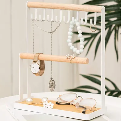 Immagine prodotto di Supporto per gioielli con cassetti - Organizzatore per collane, braccialetti e anelli