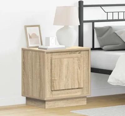 Obrázek produktu pro vidaXL Noční stolek Sonoma dub 44 x 34,5 x 45 cm Materiál na bázi dřeva