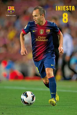 Obrázek produktu pro Fotbal - Plakát - Barcelona - Iniesta 12/13