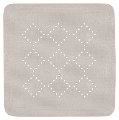 Produktbild von Spirella 7610583201874, Rutschfeste Badematte, Erwachsene, Graubraun, PVC, 550 mm, 550 mm
