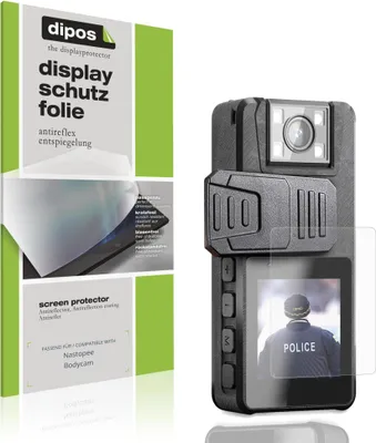 Image de 4x Film de protection d'écran pour Nastopee Bodycam protecteur antireflet dipos