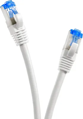 Produktbild von TPFNet 20m Cat.6A Patchkabel / Netzwerkkabel S/FTP 10GBit, weiß