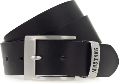 Produktbild von MUSTANG Leder Gürtel Classic Leather Belt W110 Black schwarz
