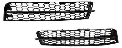 Image de Grille de pare-chocs avant, gauche/droite, en nid d'abeille, pour Audi Q7 4L, modèles de 2010 à 2015, avec finition S-Line