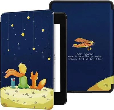 Produktbild von Grafische Smart-Hülle für Kindle Paperwhite 1/2/3 (Kind und Fuchs)