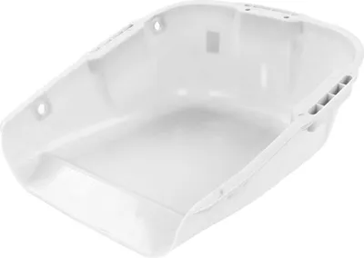 Zdjęcie produktu dla Szufelka do dużych obciążeń Plastikowa szufelka o dużej pojemności z podwójnym uchwytem Odporna na zużycie szufelka do suszenia ziarna Biały