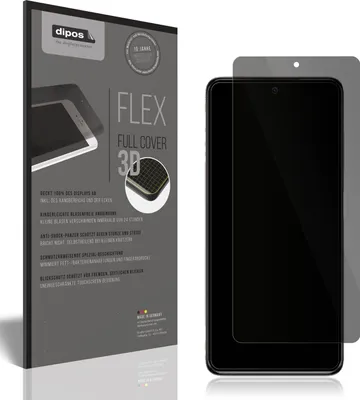 Produktbild von Full Cover Privacy Blickschutzfolie für Xiaomi Poco X3 Pro Folie Anti-Shock
