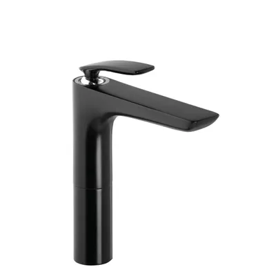 Produktbild von Kludi KLUDI BALANCE Waschschüssel-EHM Auslaufhöhe 212 mm schwarzmatt/chrom