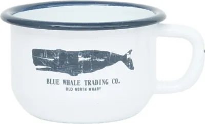 Produktbild von Emaillebecher Wal weiß 9,5x6 - BATELA