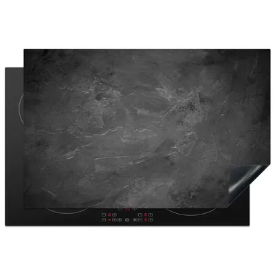 Obrázok produktu pre KitchenYeah® Kryt varnej dosky - cement - betón - sivý - vintage, 81x52cm, kuchynská dekorácia, keramický kryt varnej dosky, kryt varnej dosky
