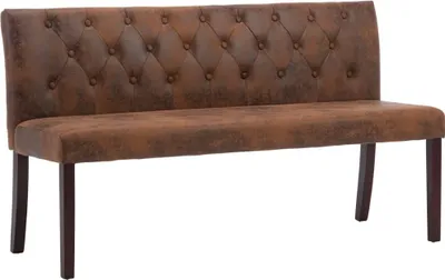 Immagine prodotto di Panca 148,5 cm Aspetto scamosciato marrone