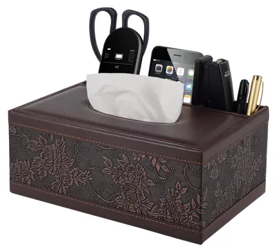 Produktbild von Kosmetikbox rechteckig, Kunstleder, Vintage, für Badezimmer