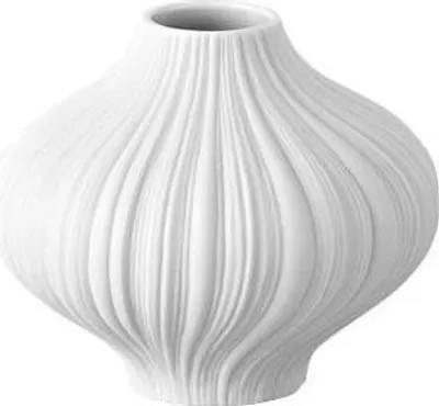 Imagen del producto de Rosenthal Plissee Weiss matt Vase 8 cm/ind 13027-100102-26581