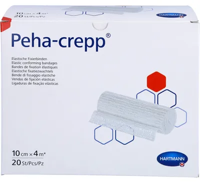 Obrázok produktu pre Hartmann Peha-crepp® superelastický fixačný obväz 20 kusov 4 m x 10 cm
