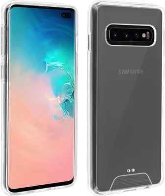 Immagine prodotto di Avizar, custodia rigida per Galaxy S10 Plus con cornice protettiva, trasparente
